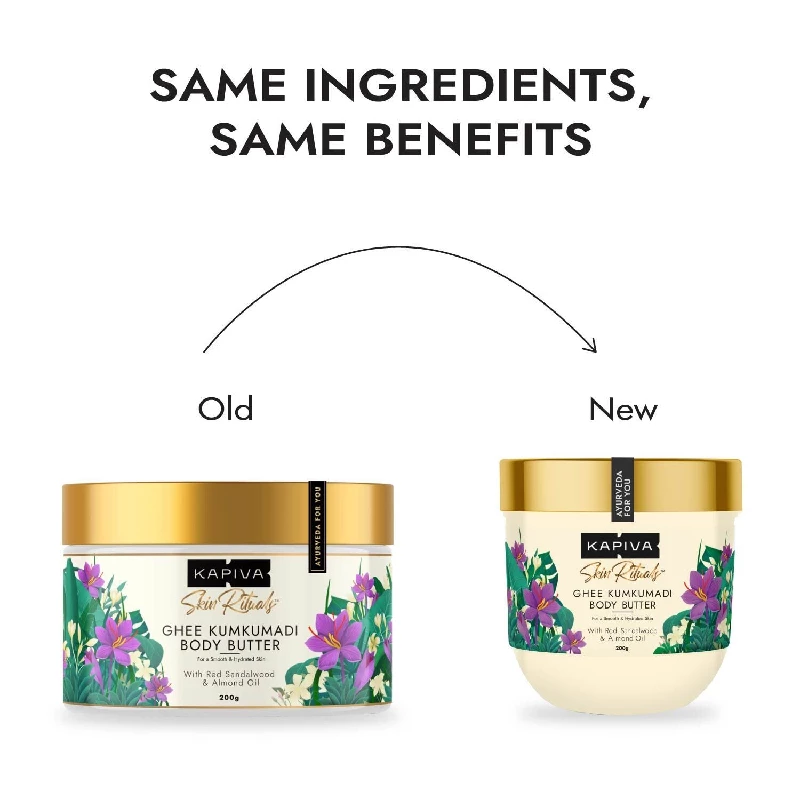 Kapiva Ayurveda Ghee Kumkumadi Body Butter, 200 g-3.webp